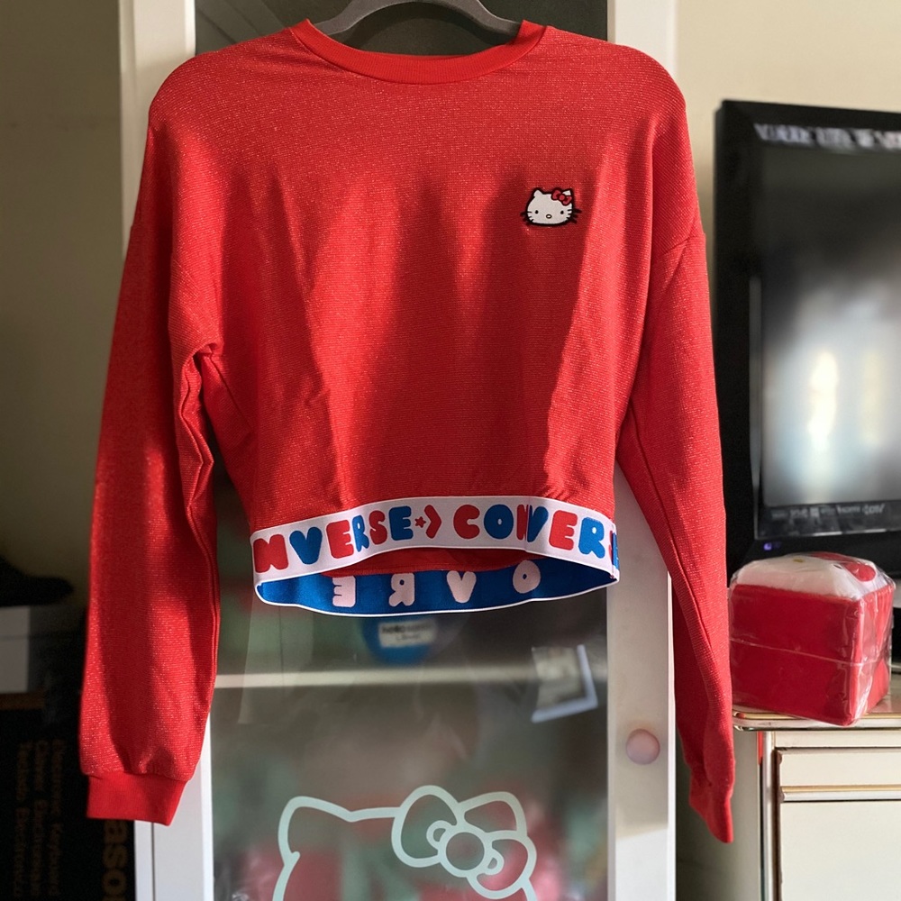 HELLO KITTY x CONVERSE Red Tape LongSleeve T-Shirt